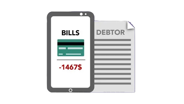 your money as a debtor belongs to the bills